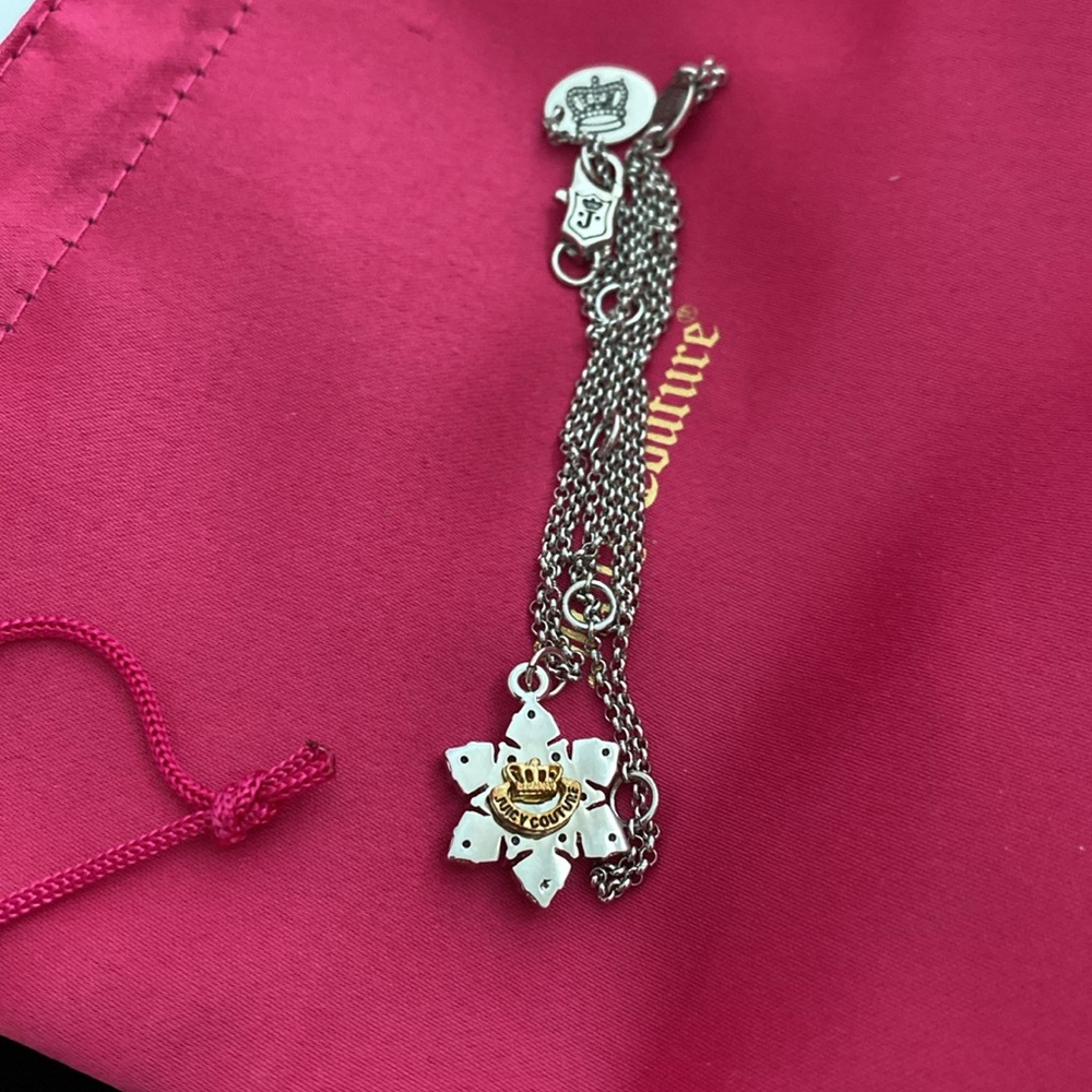 Juicy Couture Necklace with Snowflake Pendant - Picture 6 of 6